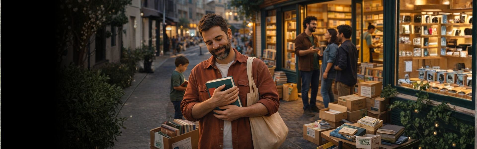 Cada livro comprado sustenta uma história.